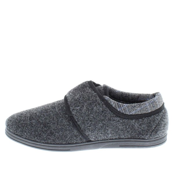 Dunlop Atticus Memory Foam Hook and Loop Men's Slippers