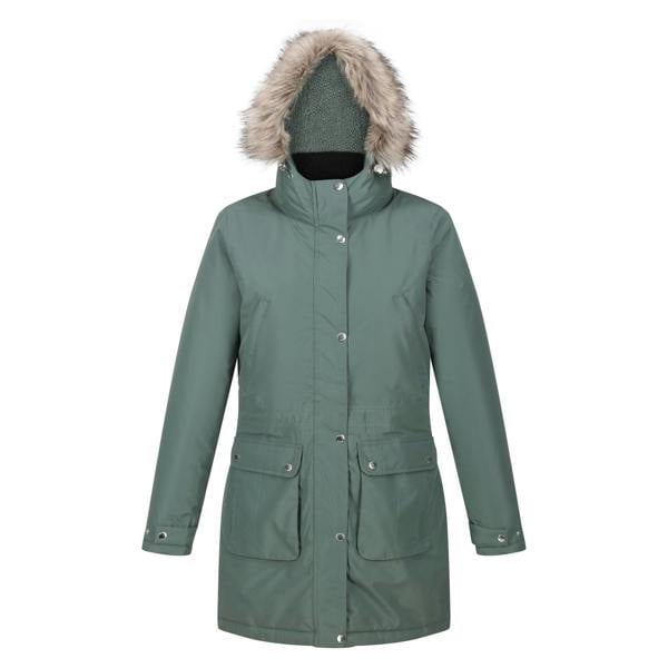 Regatta Womens/Ladies Voltera Heated Waterproof Jacket - Dark Forest Green - 