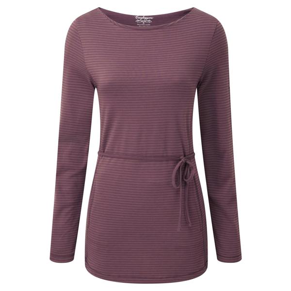Craghoppers Womens/Ladies Fairview Tunic Long Sleeve Top - Rosehip Pink Combo - 