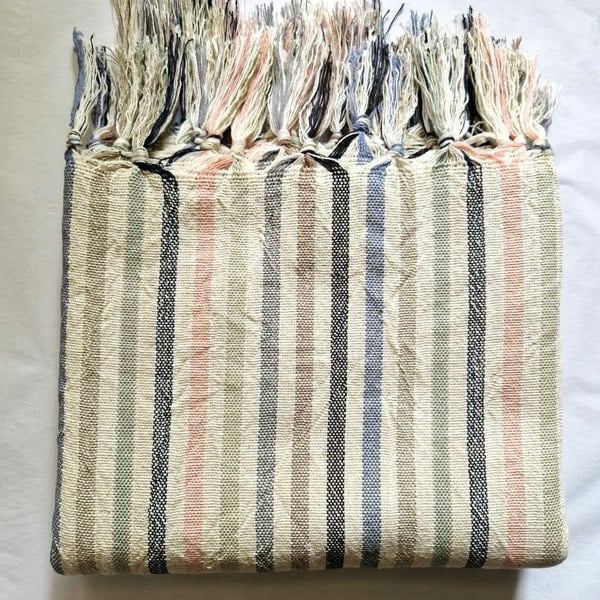 cotton throw mini blanket