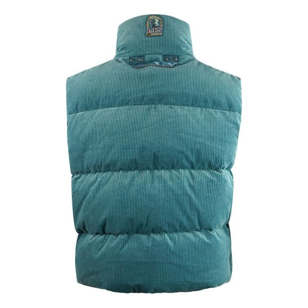 Parajumpers Jam Alta Marea Corduroy Down Gilet Jacket - Blue