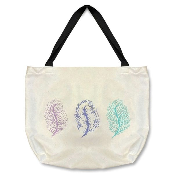 Benjamin Tate Design Feathers Tote bag