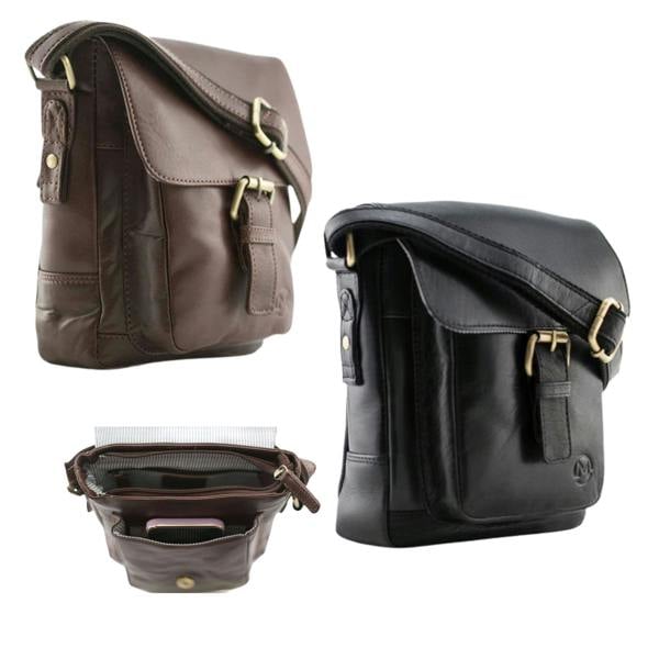 Mala Leather Toro Collection Leather Satchel with Front Pocket