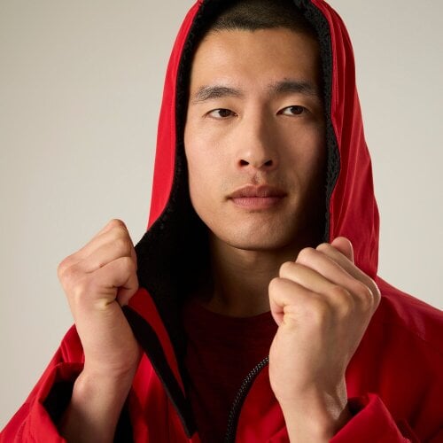 Regatta Unisex Adult Changing Robe - Classic Red/Black