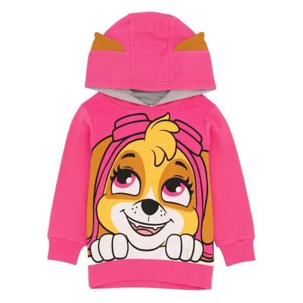 Paw Patrol Childrens/Kids Skye 3D Ears Hoodie - Pink