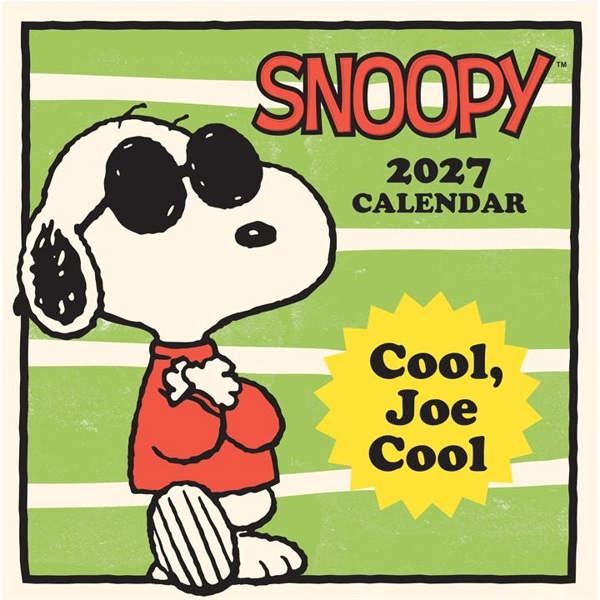 Snoopy Calendar 2027, Wall Calendars, Month To View, Entertainment, Gift