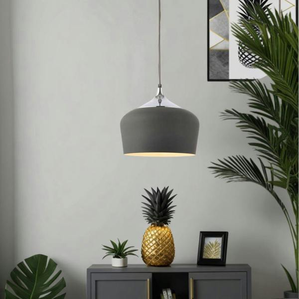 Pagazzi Lighting Spitalfields Pendant Ceiling Light Grey