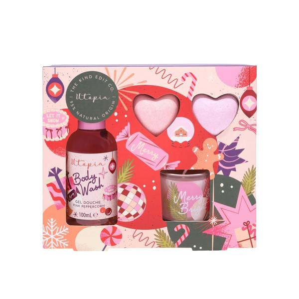 The Kind Edit Co. Utopia Relax And Bathe Gift Set