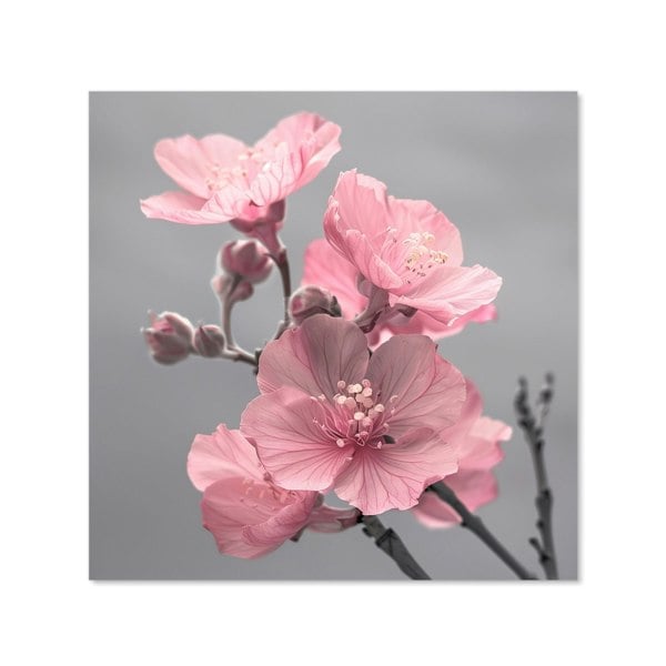 Warren Reed - Designer Delicate Pink Flowers Kitchen Splashback