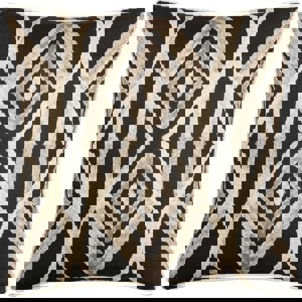 Wylder Cape Ikat Reversible Cushion Cover - Black