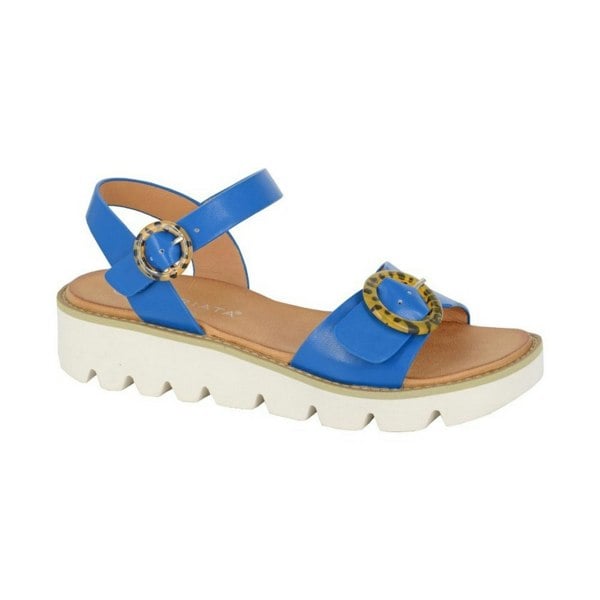 Cipriata Womens/Ladies Mimi Wedge Sandals - Blue