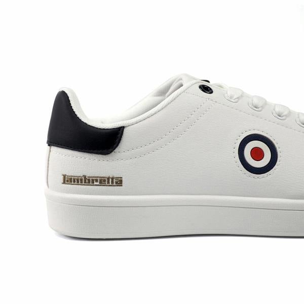 Lambretta Pinball 2 Mens Casual Smart Lace Up Memory Foam Trainers