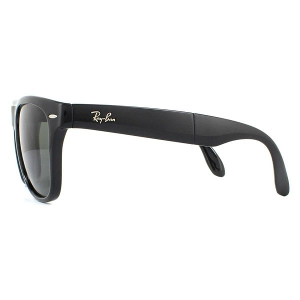Ray-Ban Sunglasses Folding Wayfarer 4105 Black Green Polarized 601/58 Large