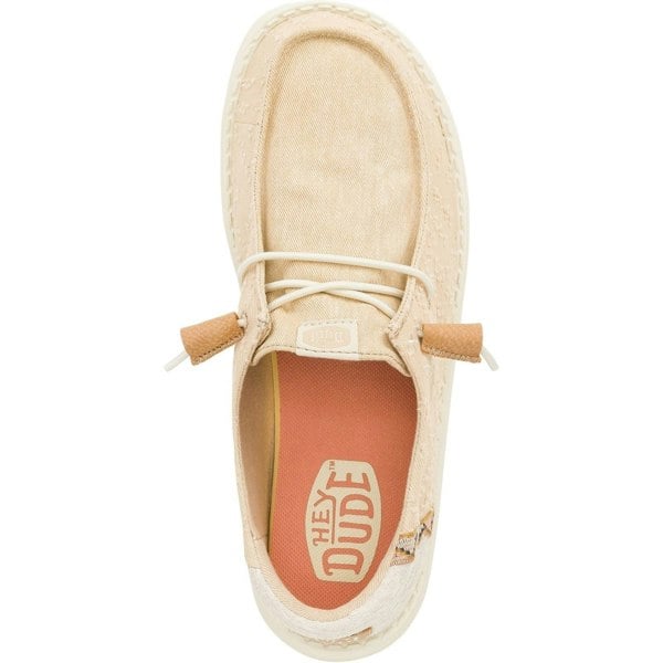 HEYDUDE Wendy Crafted Boho Shoes - Tan