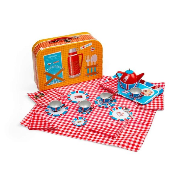 Bigjigs Toys London Tin Tea Set