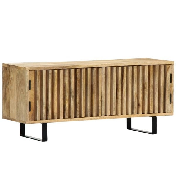 Berkfield TV Cabinet 90x30x40 cm Solid Mango Wood