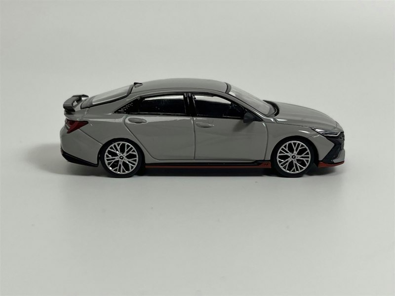 Mini GT Hyundai Elantra N Cyber Grey Metallic LHD 1:64 Scale Mini GT MGT00386L