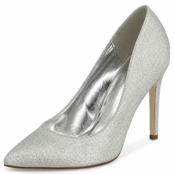 Anne Michelle Ladies Anne Michelle High Heel Pointed Toe Court Shoes F90048