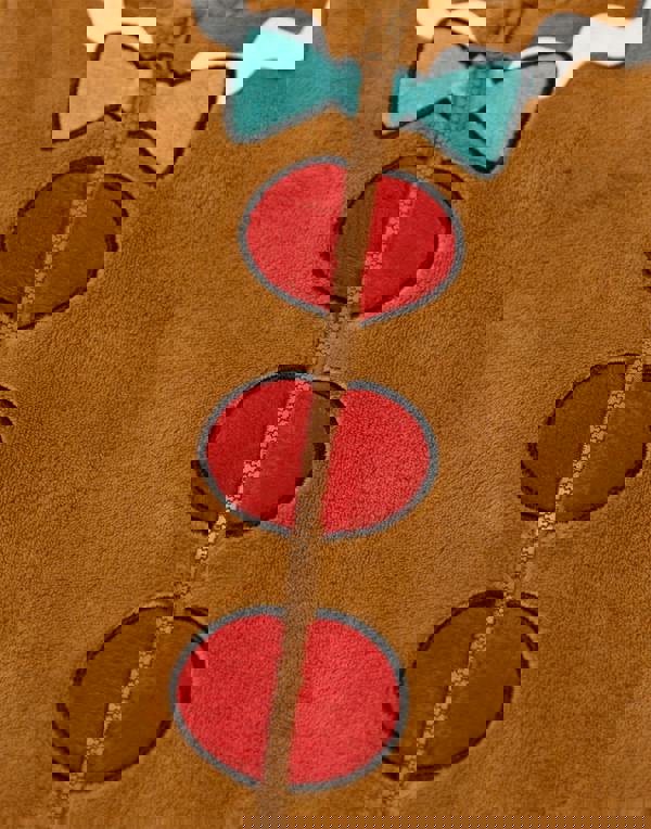 Show Me The Merch Unisex Kids Brown Gingerbread Onesie