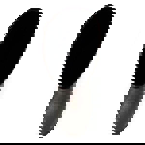 Grisport GriSport Groundwater Mens/Womens Unlined Stable Fishing Hunting Farm Wellies Boots, black rubber waterproof boots viewed from above showing the oval opening and sturdy sole.