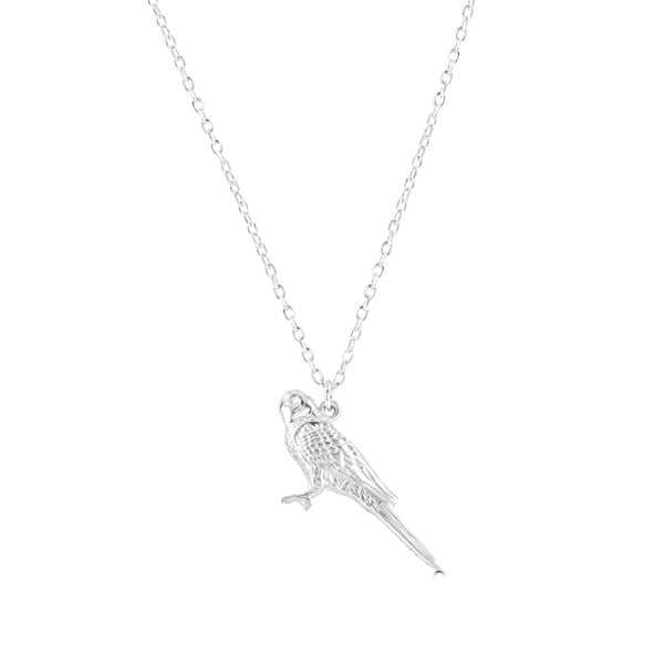 Budgie Silver Necklace - Personalised - MYLEE London