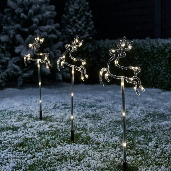 Garden Greatness Battery Operated Reindeer LED Garden Stake Light