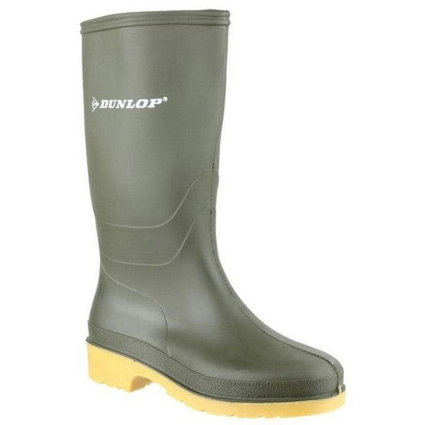 Dunlop Childrens/Kids Dull Wellies - Green