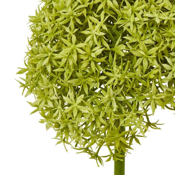 Wyld Haus Set of 3 Artificial Flowers Green Giant Allium Stems