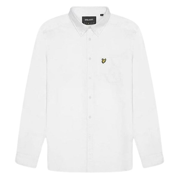 Lyle & Scott White Long Sleeve Shirt S