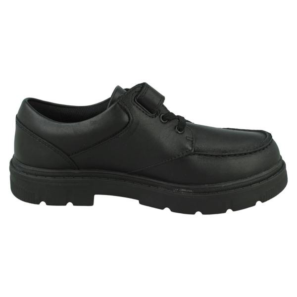 Clarks Boys Clarks Elasticaed Lace School Shoes Lorcam Edge K