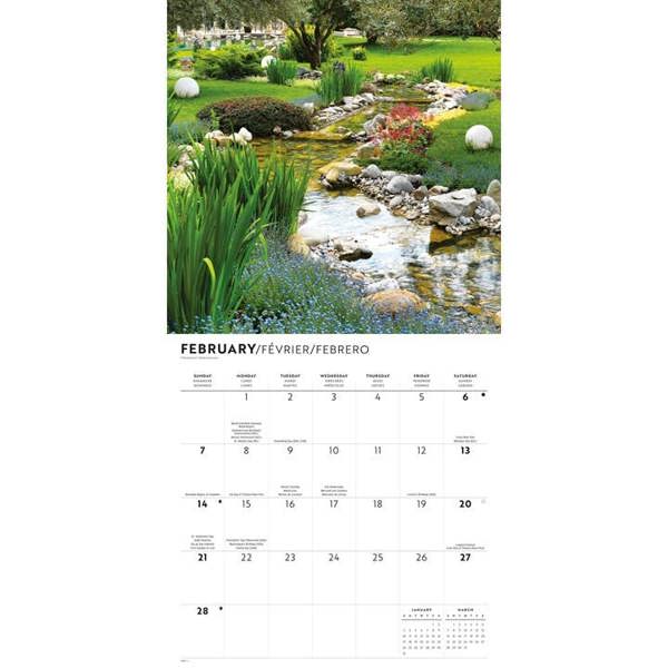 In the Garden Calendar 2027, Wall Calendars, Month To View, Lifestyle, Gift