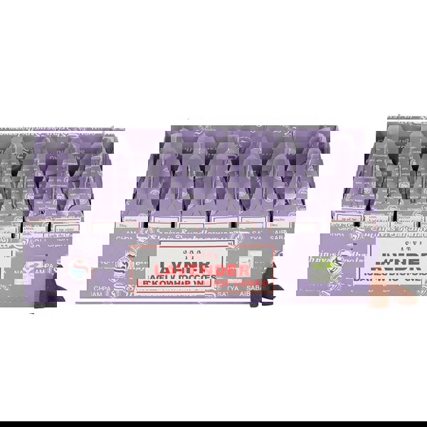 Serano Set of 6 Packets of Satya Lavender Backflow Dhoop Cones