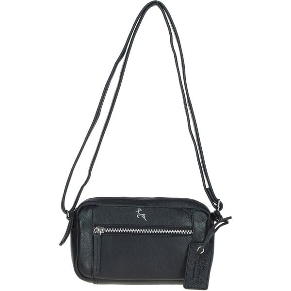 'Cork' Compact Leather Crossbody Bag