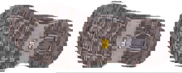 Caterpillar Pursue Mid Men's Casual Lace Up Leather Ankle Boots, gray and black with rugged rubber sole and durable leather construction.