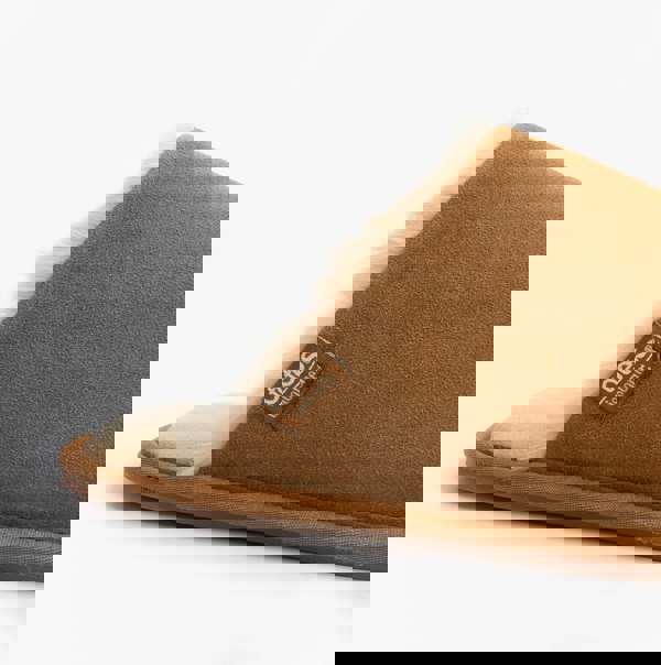 Totes Isotoner REAL SUEDE MULE Womens Slippers Tan