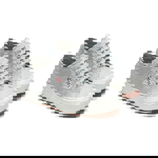 Superga Childrens/Kids 2750 Jcot Leather Trainers - Grey Lilla/Avorio