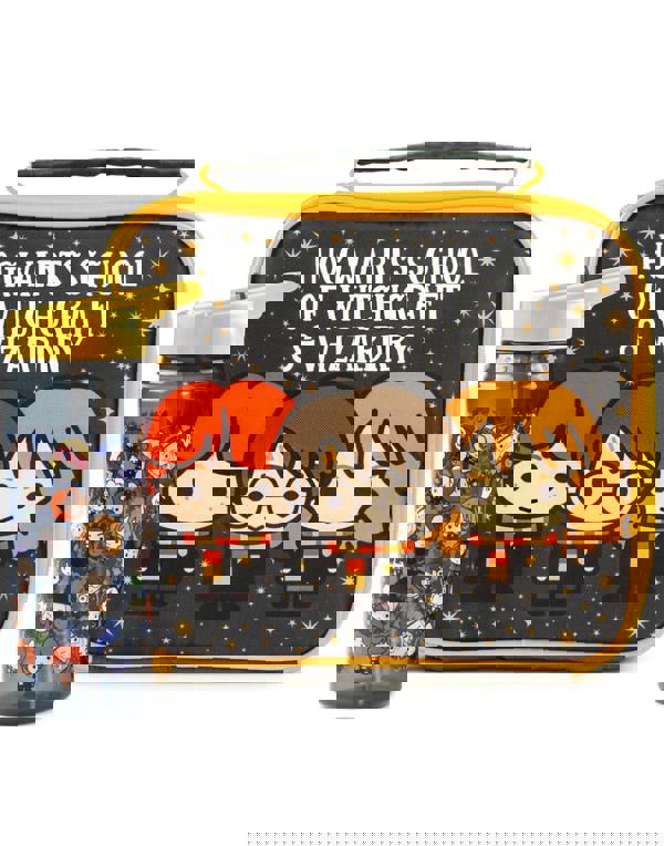 Harry Potter Unisex Kids Black Lunch Bag and Bottle Set (One Size) [dis]