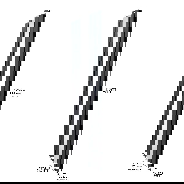 Monstershop Flat Mirror Radiator - 1800mm x 565mm - Anthracite Grey