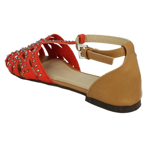 Spot On Girls Spot On T-Bar Diamante Sandals