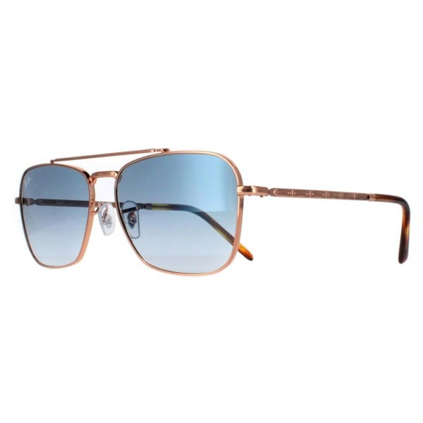 Ray-Ban Sunglasses RB3636 New Caravan 92023F Rose Gold Blue Gradient