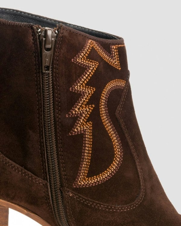 Kanna Adele Womens Suede Ankle Boots