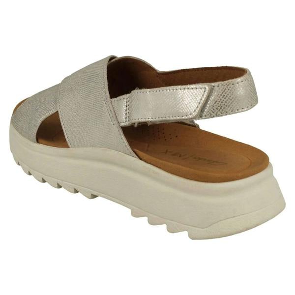 Clarks Ladies Clarks Cross Detailed Chunky Sole Slingback Sandals DashLite Wish