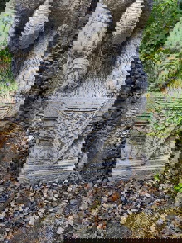 Pair of Medium Chinese Foo Dogs statues