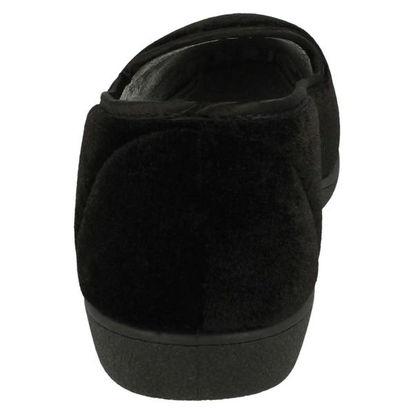 Rosebank Ladies Rosebank Velour Embroided Detailed Slippers Miranda