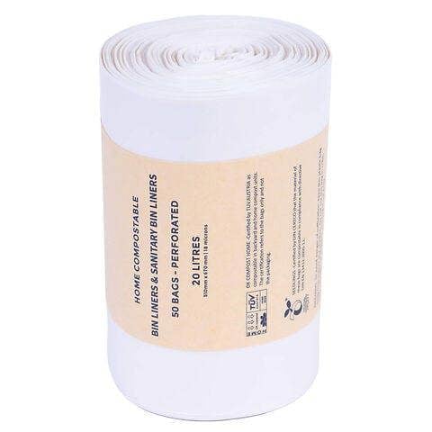 ProKleen Pro-kleen Sanitary Bin Liner Bags, 50 Hygienic Trash Rubbish Disposal Bags for 20L Sani