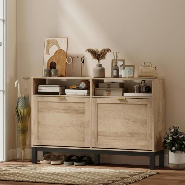 Flip-down Shoe Cabinet
