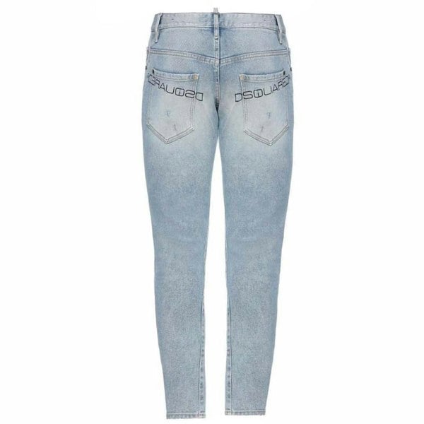 Dsquared2 Sexy Twist Jean Mirrored Logo Jeans