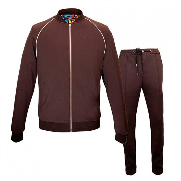 David WeJ Wellington Track Suit Brown