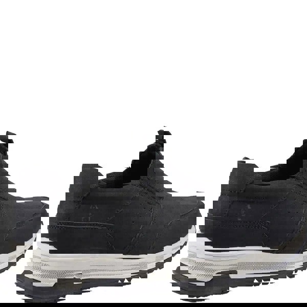 Hush Puppies COLE Mens Trainers Black Nubuck