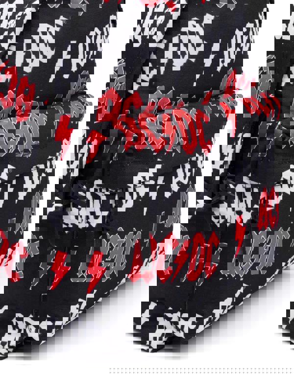 AC/DC Unisex Black Logo Backpack (One Size)